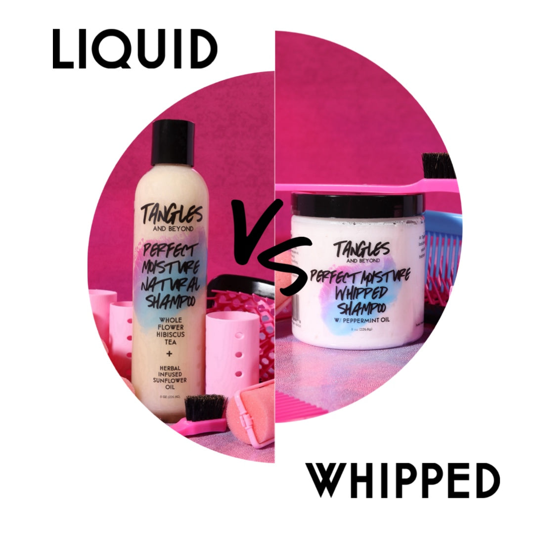 Liquid vs Whipped Shampoo...What's the difference? – Tangles and Beyond