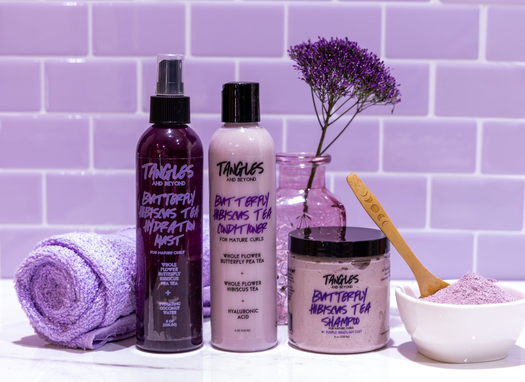 Why Hibiscus Tea + Butterfly Pea Tea is the Secret Weapon for Aging Curls