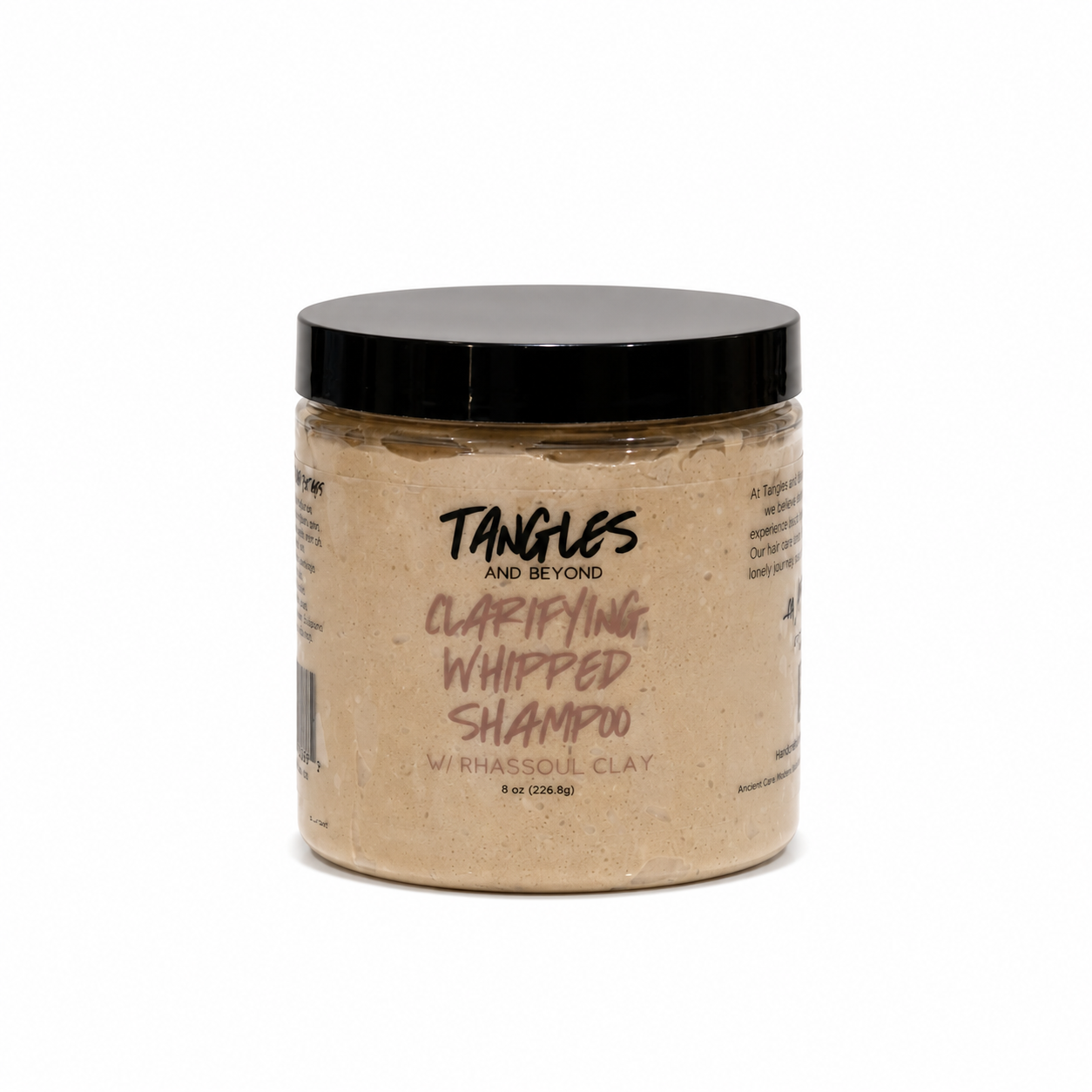 Rhassoul Clay Whipped Shampoo — Deep Clarifying Cleanse for Heavy Buildup