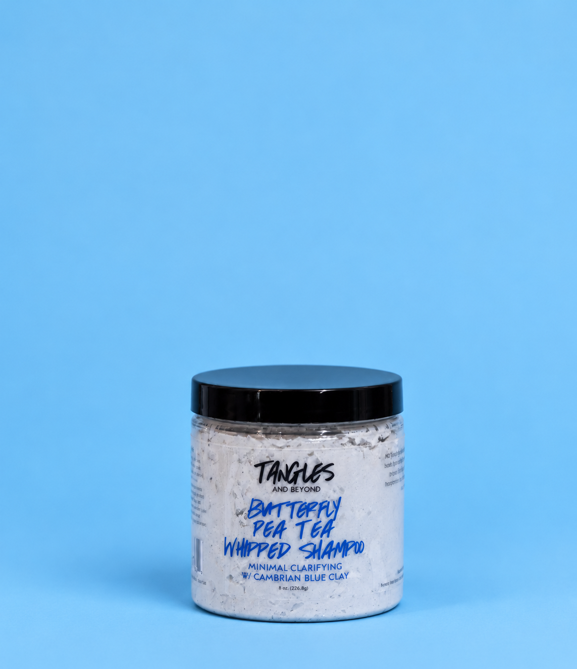 Butterfly Pea Tea Whipped Shampoo - Gentle Clay Cleanse for Strands