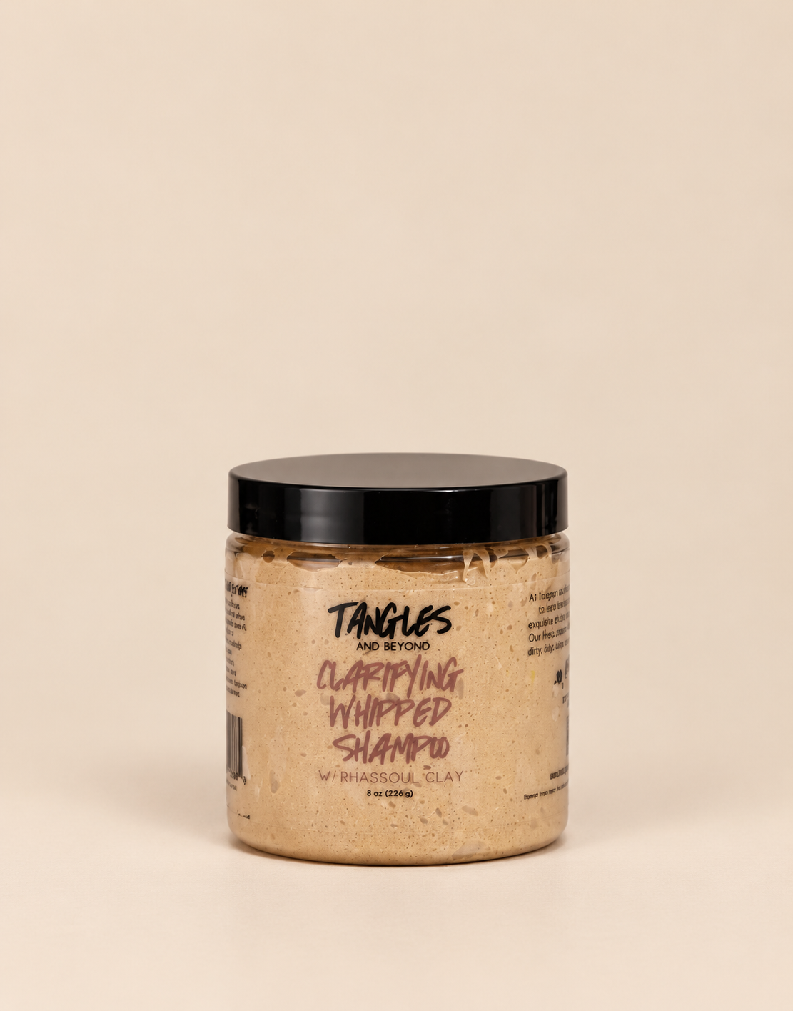 Rhassoul Clay Whipped Shampoo — Deep Clarifying Cleanse for Heavy Buildup