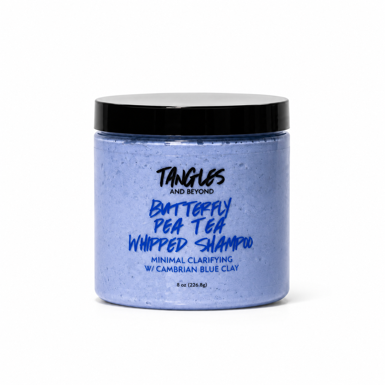 Butterfly Pea Tea Whipped Shampoo - Gentle Clay Cleanse for Strands
