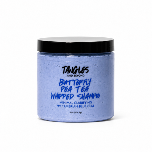 Butterfly Pea Tea Whipped Shampoo - Gentle Clay Cleanse for Strands