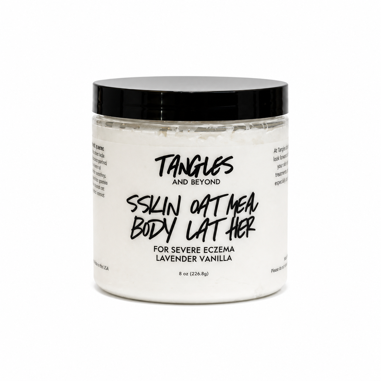 SSKIN Oatmeal Body Lather — Deep Hydration & Soothing Relief for Eczema, Psoriasis, & Itchy Skin