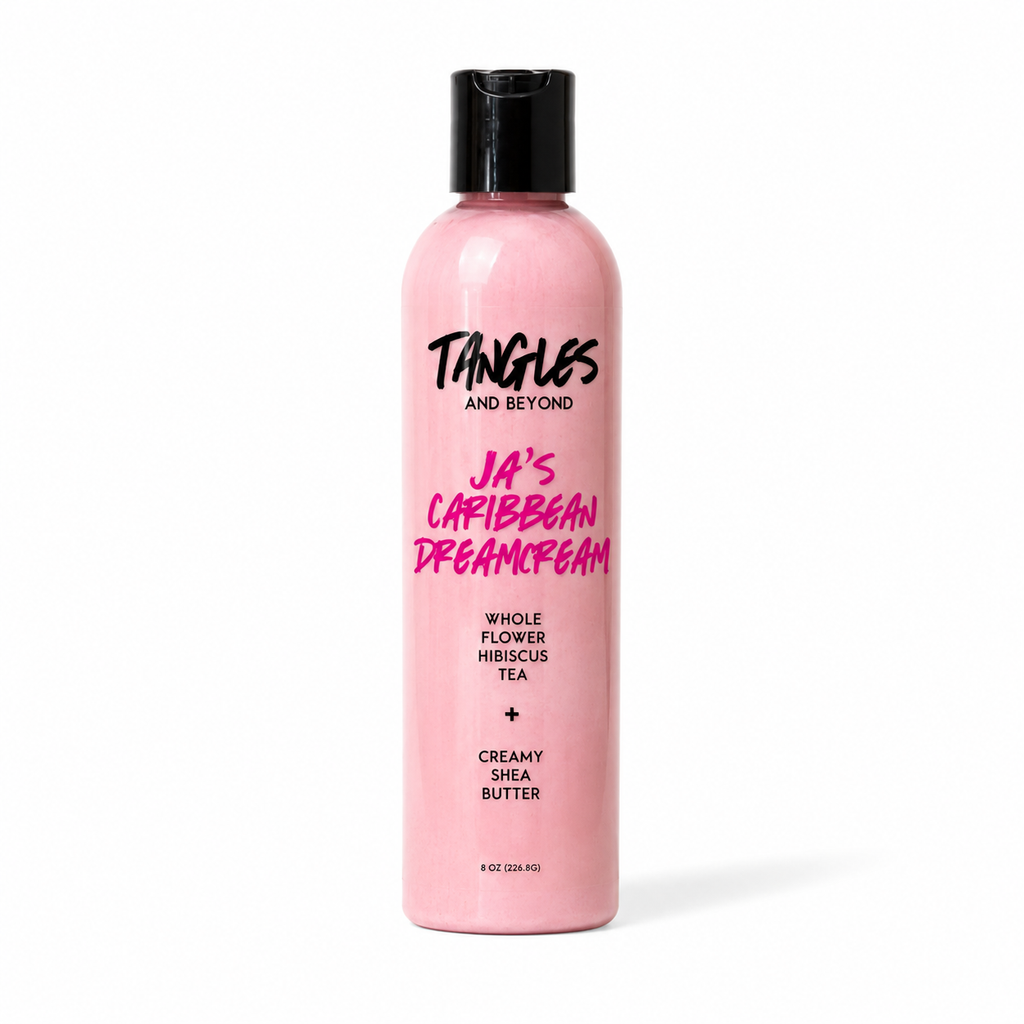 DreamCream Leave-In Conditioner for Curly Hair – Shea & Hibiscus Detangler