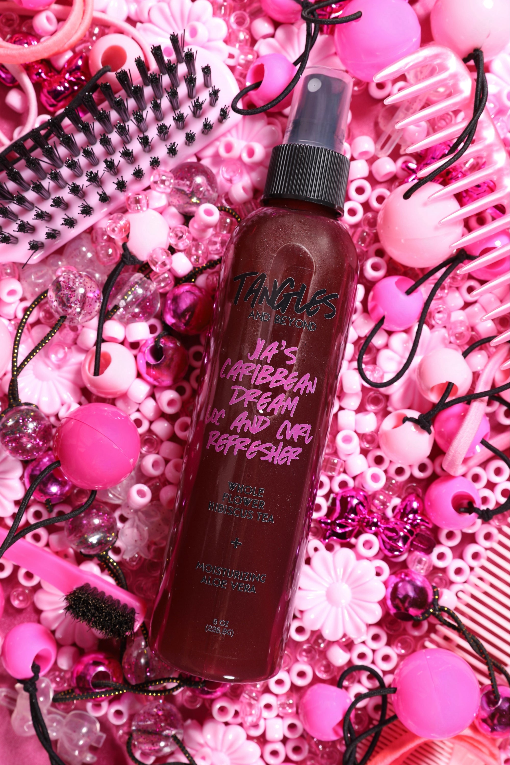 Dream Hydration Mist tea infused curl refresher coconut water aloe hibiscus