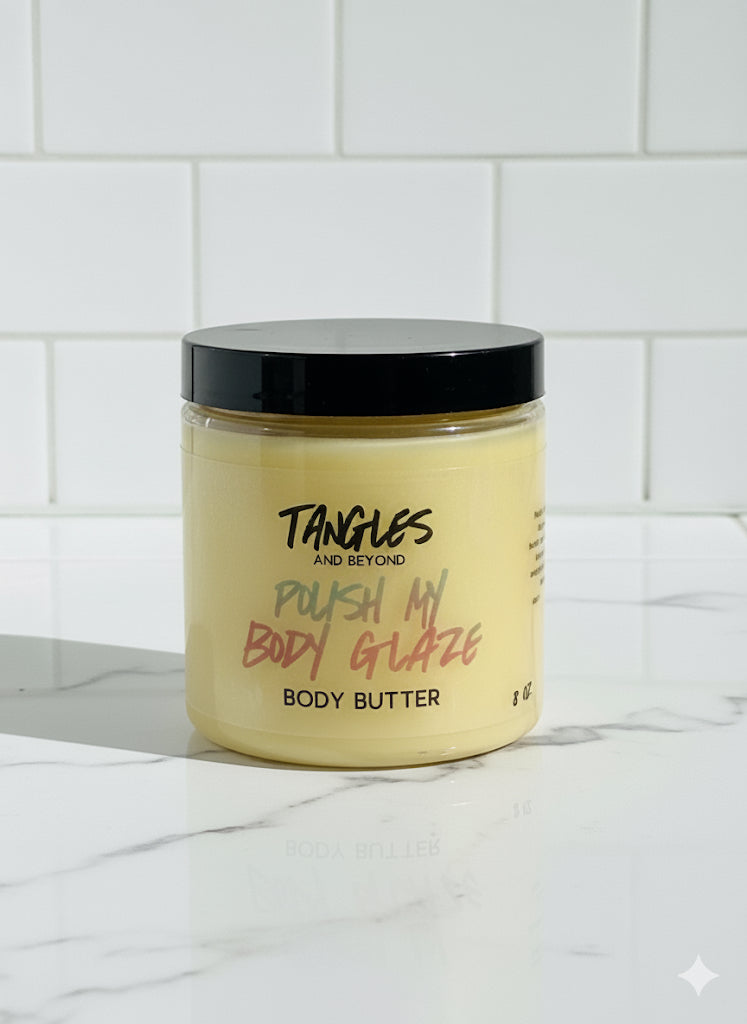 Polish My Body Glaze- Bougie Body Butter for Dry, Sensitive Skin