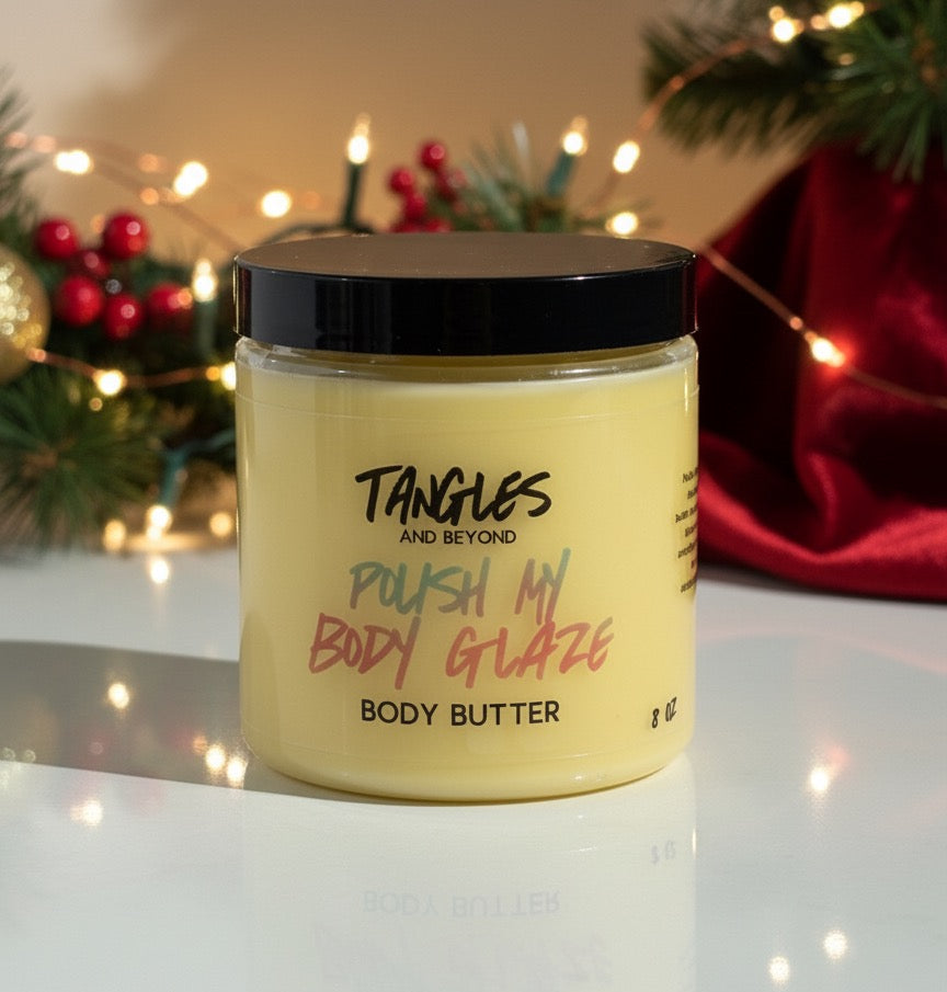 Polish My Body Glaze- Bougie Body Butter for Dry, Sensitive Skin