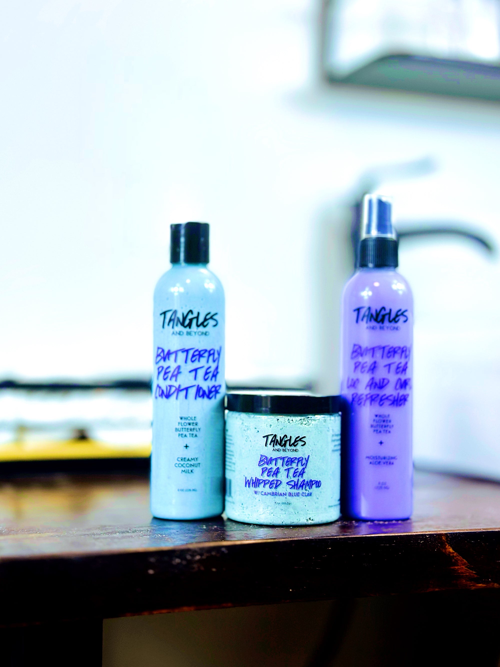 Butterfly Pea Tea Conditioner - Lightweight Slip for Wavy to Fine Curls