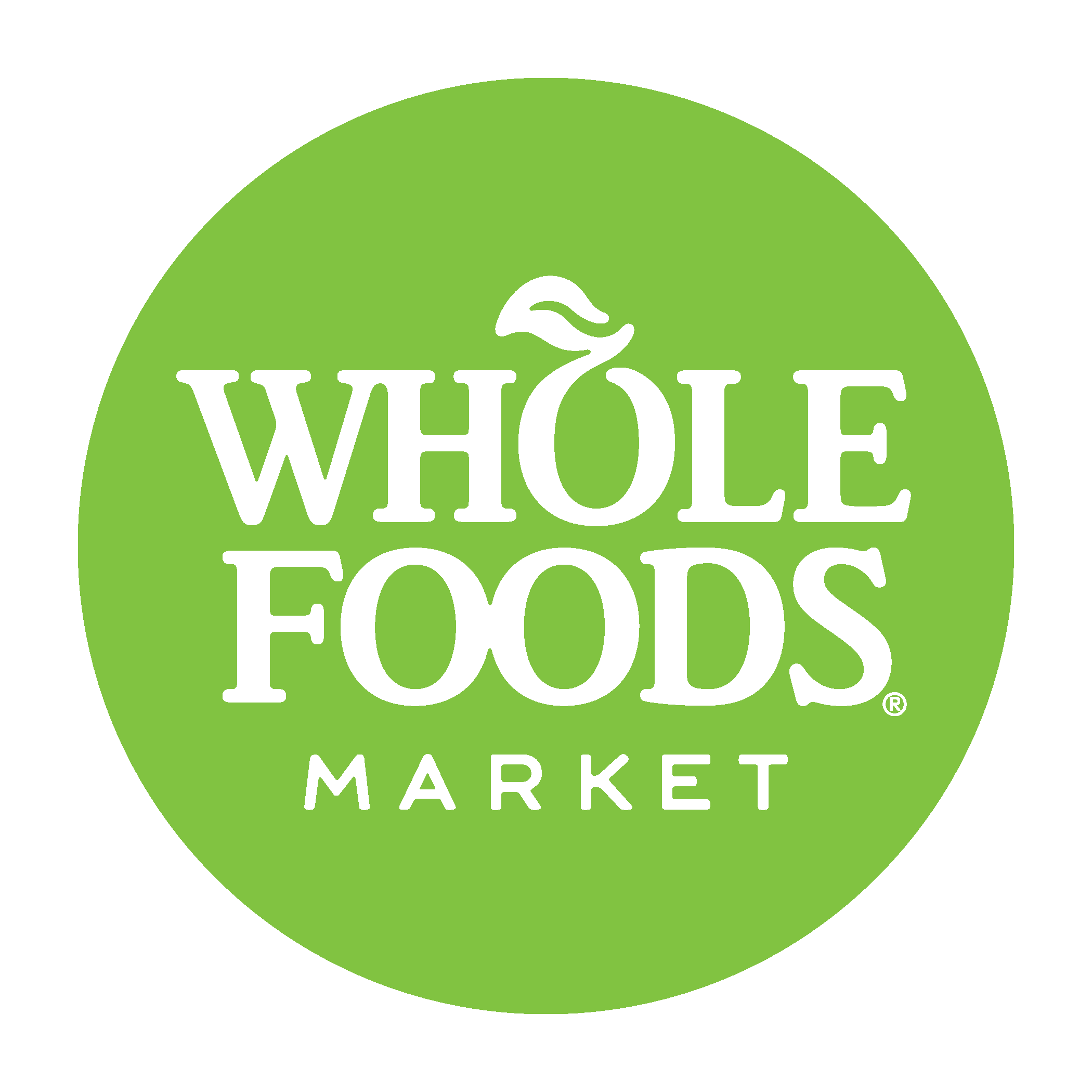 Whole Foods Market logo with green circle and white text